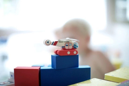 Zabawka do kąpieli BathBlocks - Straż przybrzeżna z helikopterem 11 el.