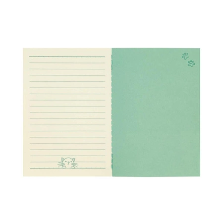 Mały Zeszyt - Koty - Feline Fine (Green)