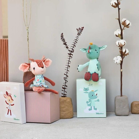 LILLIPUTIENS Przytulanka w ozdobnym pudełku Smok Joe Eco 3m+