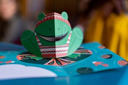 Zestaw kreatywny Przestrzenne kartki pop-up 3D Zwierzęta 6+, Janod