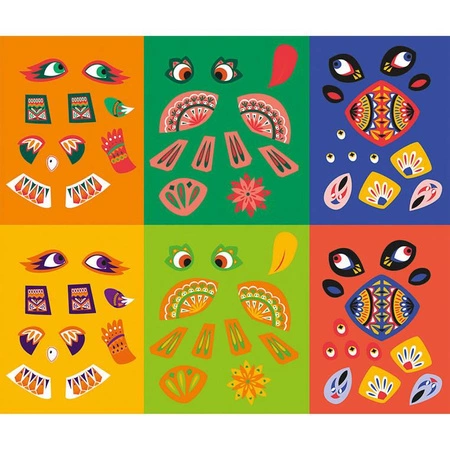 Zestaw kreatywny Przestrzenne kartki pop-up 3D Zwierzęta 6+, Janod