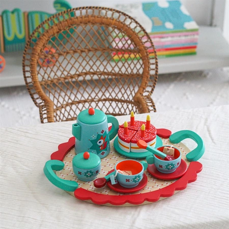 Drewniany zestaw PRZYJĘCIE URODZINOWE DJ06633