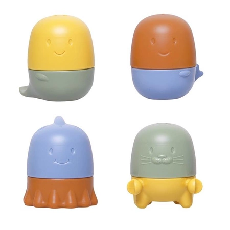 Ubbi Zabawki do Kąpieli Zwierzątka Muted Color