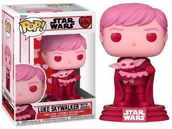 FUNKO POP! Gwiezdne Wojny Luke Skywalker z Grogu - Edycja walentynkowa (494)
