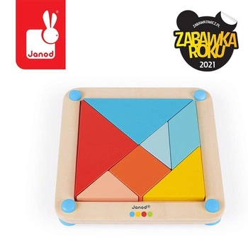Drewniana układanka Tangram Essentiel, Janod