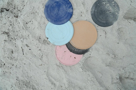 Silikonowy dysk Scrunch - Purpurowy