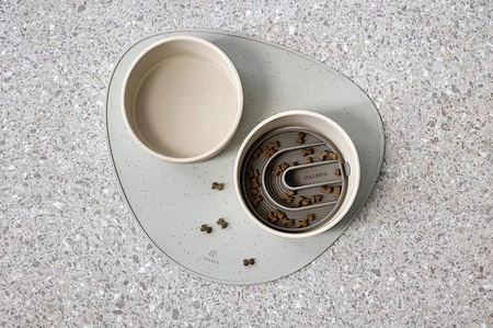 PALOPA Wkład do miski dla psa spowalniający silikonowy Yumo taupe