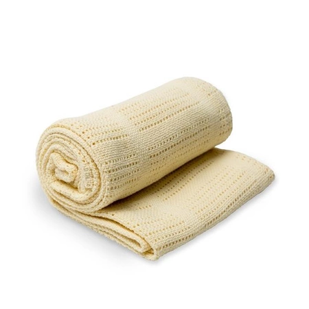 Lulujo Kocyk Bawełniany Tkany Yellow