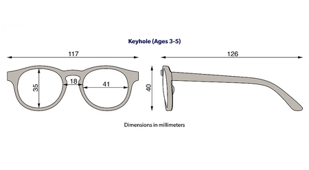 Okulary Babiators Original Keyhole Pretty in pink - 3-5 Lat