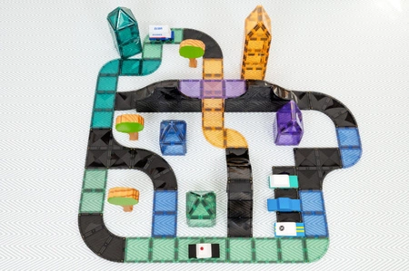 Connetix - Klocki magnetyczne Ramps & Intersections Pack - 16 el.