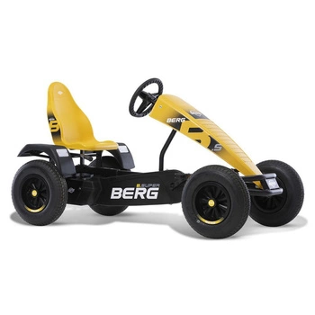 BERG Gokart na Pedały XL B.Super Yellow BFR Pompowane Koła od 5 lat do 100 kg