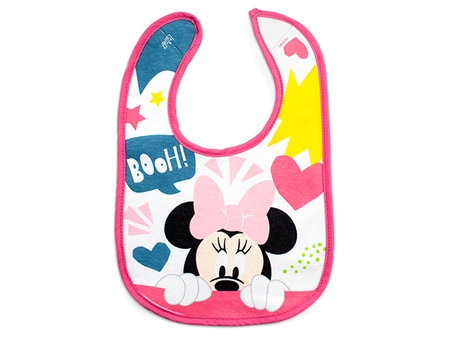 Śliniak bawełniany myszka Minnie 4m+ 3 szt. LULABI