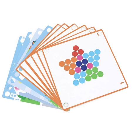 VIGA Drewniana Gra Kulki Złap i Dopasuj Układanka Montessori