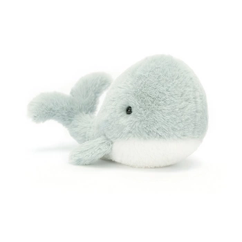 JellyCat Wieloryb Szaro - Miętowy 13 cm