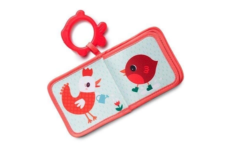 LILLIPUTIENS Książeczka do kąpieli z gryzakiem Flaming Anais 6 m+