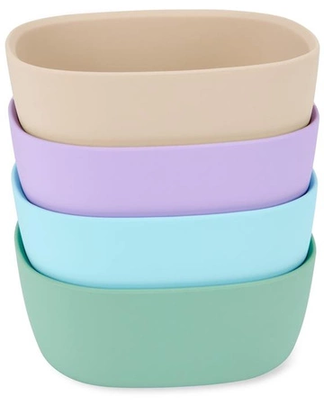 Skip Hop Miska dla Dziecka Silikonowa Squad Blue