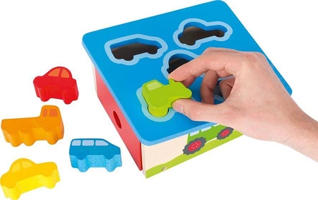 Garaż dla pojazdów, sorter kształtów, 58668-goki