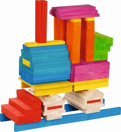 Tęczowe klocki konstrukcyjne 58470-goki, zabawki zręcznościowe