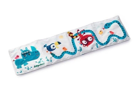 LILLIPUTIENS Miękka rozkładana książeczka-harmonijka Dżungla 9 m+