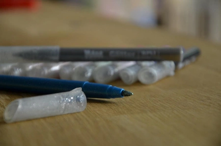 Flamastry brokatowe Apli Kids - 10 kolorów