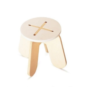 Stołek X, biały, Babai