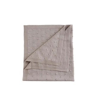 ooh noo Kocyk dla niemowląt "Popcorn" - Piaskowy