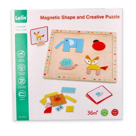 Układanka magnetyczna z kształtami