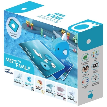 Halftoys Magnetyczny Składany Samogłów z Książeczką