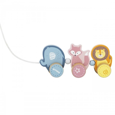 Drewniana zabawka zwierzątka do ciągnięcia Viga Toys Montessori