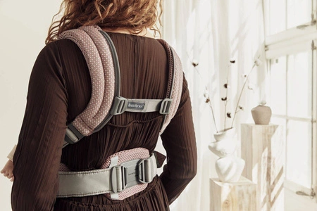 BABYBJORN - nosidełko Harmony 3D Mesh, Zgaszony Róż
