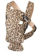 BABYBJORN MINI Cotton – nosidełko, Beż/Leopard
