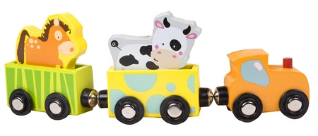 Kolejka Dla Dzieci Drewniana Zestaw Farma Classic World