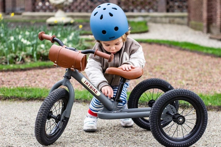 Kask dziecięcy na rower rolki deskorolkę hulajnogę niebieski XS Trybike