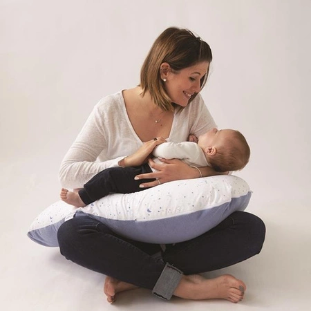 Tineo Poduszka Ciążowa i Poduszka do Karmienia 2w1 Blue