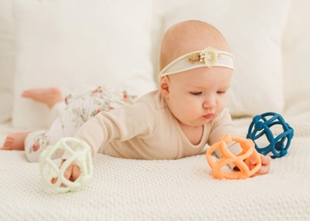 Piłka Gryzak niebieska Giligums