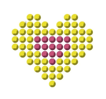 Zestaw kreatywny Cudowne kryształki Naklejki 7+, Janod