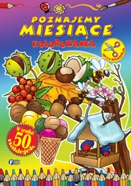 Poznajemy miesiące kolorowanka