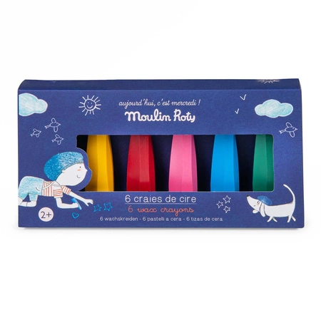 Kredki woskowe dla maluszków 6 kolorów 713158