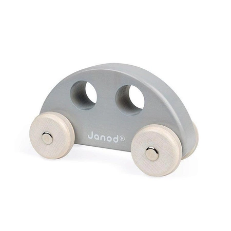 Drewniane pojazdy Sweet Cocoon, opakowanie zbiorcze 8 sztuk (3 modele: 3+3+2), Janod