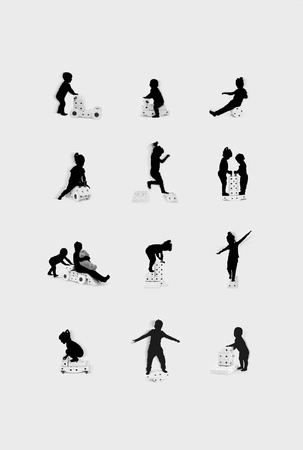 MODU Dreamer kit 12in1 – Kreatywne klocki rozwijające motorykę dużą, żółty