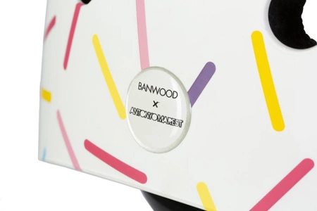 Banwood dziecięcy kask rowerowy Marest Allegra white