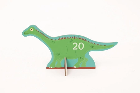 Scratch, Dmuchawka XL / 3 lotki przyssawki / 5 celów DINO