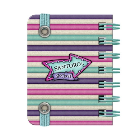 Mały Kołonotatnik z Breloczkiem - Gorjuss - Fairground - Up and Away