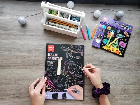 Zestaw wydrapywanek Apli Kids - Magic Scratch A4
