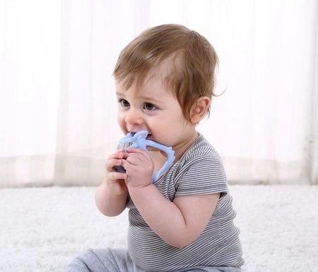 Mombella Gryzak Zabawka Małpka Blue