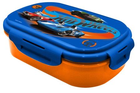 Pudełko śniadaniowe + sztućce Hot Wheels HW00018