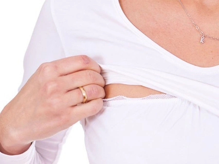 Bluzka do karmienia Biała Rozmiar L QUARANTA SETTIMANE