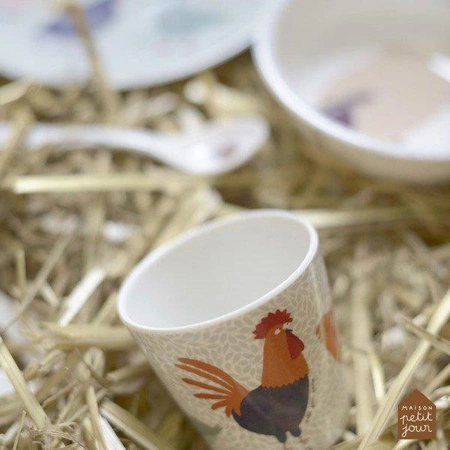 Kubek z jednym uchem, do picia dla dziecka, seria Farma | Maison Petit Jour®