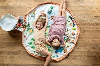 Play&Go SOO Kosz na Zabawki i Mata do Zabawy 2w1 Zoo