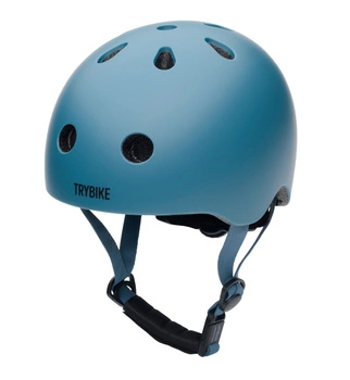 Kask dziecięcy na rower rolki deskorolkę hulajnogę niebieski XS Trybike